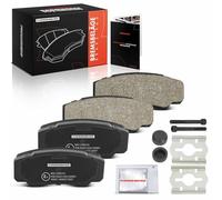 Frankberg Set di pastiglie dei freni incl. 4x Pastiglie dei Freni Posteriore Compatibile con Ducato Bus 244 Ducato Bus 230 Boxer Bus 230P Jumper Bus 230P Replace# 9949407,77362274