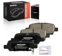 Frankberg Set di pastiglie dei freni incl. 4x Pastiglie dei Freni Posteriore Compatibile con Juke F15 Qashqai +2 I J10 NJ10 Pulsar Compatto C13 Leaf ZE1 X-Trail T30 Replace# 44060AL586