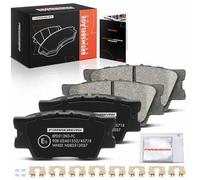 Frankberg Set di pastiglie dei freni incl. 4x Pastiglie dei Freni Posteriore Compatibile con R.A.V 4 IV A4 R.A.V 4 III A3 C.a.m.r.y Berlina V4 Avalon Berlina X2 Replace# 04466WY050