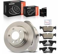 Frankberg Set freni incl. 2x Dischi Freno + 4x Pastiglie dei Freni Posteriore Compatibile con Serie 1 F20 2 Cabriolet F23 Serie 1 F21 2 Coupé F22 F87 Replace# 34216850569, 34216873093
