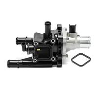 Frankberg Termostato Alloggiamento termostato refrigerante Compatibile con Fiesta VI CB1 CCN Focus III Turnier Galaxy WA6 C-Max II DXA/CB7 DXA/CEU Focus Turnier Replace# 1450955