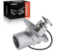 Frankberg Termostato del liquido di raffreddamento con guarnizione | Compatibile con: Ascona C J82, Kadett E Caravan T85, Calibra A C89, Kadett E Cabriolet T85, Astra F Caravan T92