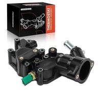 Frankberg Termostato refrigerante alloggiamento termostatico 103 °C, compatibile con C3 II SC 1.1L 1.4L 2009-2016 206 SW 2E/K 1.1L 1.4L 2002-2007 C3 II SC 1.1L 1.4L 2009-2016 Replace# 96547777777 5080