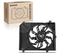 Frankberg Ventola del Radiatore Ventola del Radiatore dell'Acqua 2-Poli Compatibile con i10 PA 1.1L Automatisch 2007-2010 Replace# 253800X000