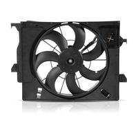 Frankberg Ventola di raffreddamento ad acqua compatibile con 3 2004-2013 1 2003-2013 X1 Radiatore Cooling Fan Assembly Front 2.0L w/Shroud w/Motor Replace# 17428506668