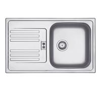 Franke 101.0058.089 Lavello da Incasso in Acciaio Inox con 1 Vasca e gocciolatoi