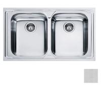 Franke 101.0153.297 lavello da cucina 2 vasche ad incasso 86x50 cm acciaio inox