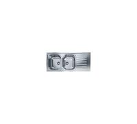 FRANKE 101.0564.805 LAVELLO 2 VASCHE CON GOCCIOLATOIO A DESTRA 116x50CM COLORE INOX