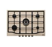 FRANKE Piano Cottura 5 Fuochi a Gas, Serie Country 750 FCH 755 4G TC E, 75 cm, Avena - 106.0696.852