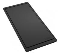 FRANKE 112.0520.471 Tagliere in plastica e Acciaio Inossidabile per lavello, Nero