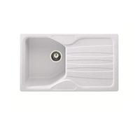 FRANKE 114.0502.976 LAVELLO 1 VASCA GOCCIOLATOIO REVERSIBILE 86x50CM BIANCO