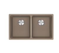 FRANKE 114.0661.688 LAVELLO 2 VASCHE 76x44 IN FRAGRANITE OYSTER