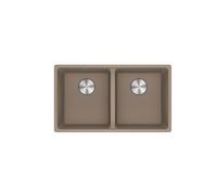 FRANKE Lavello 2 vasche 760x440 mm, Serie MARIS MRG 620-35-35, Fragranite Oyster - 114.0661.688