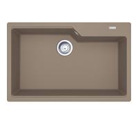 FRANKE 114.0686.802 LAVELLO MONOVASCA DA INCASSO 78x50 CM FRAGRANITE OYSTER
