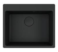 Franke 114.0693.579 Lavandino della Cucina, Nero Opaco/Scarico Nero