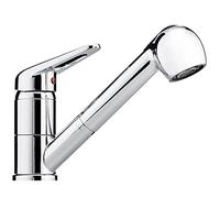 Franke Rubinetteria - FMiscelatore monocomando da lavello FC 9547 con doccetta estraibile con deviatore, cromo 115.0347.111