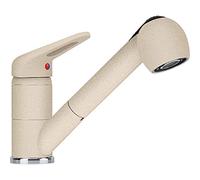 Franke 115.0470.665 Rubinetto ad Alta Pressione con Doccetta Estraibile, Beige