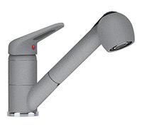 Franke 115.0470.670 Rubinetto ad Alta Pressione con Doccetta Estraibile, Grigio, mittel