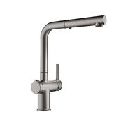 Franke Active - Miscelatore da lavello FN 5351.149, con comando di scarico Twist e doccetta estraibile, acciaio inox 115.0653.505