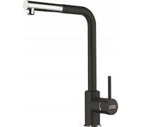 FRANKE 115.0668.279, Rubinetto per lavello da cucina Sirius L Side pull-out, Cromo/onice