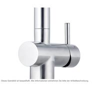 Franke 133.0253.617 - Leva di comando ridotta in acciaio INOX con accessori