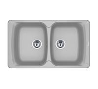 Franke 3358-AZG 620 - 114.0498.073 cucina lavello Antea, Grigio Pietra, 4 pezzi