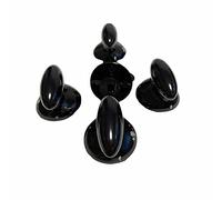 FRANKE 5 MANOPOLE PER PIANI COTTURA E CUCINA A GAS MODELLO FRANKE country trend nera lucida prodotto originale