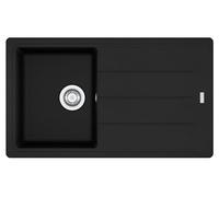 Franke Basis BFG 611-86 - Lavello in granito, colore: Nero opaco