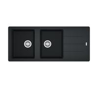 Franke Basis lavello in granito 116x50 cm grigio/grafite/inox 114.0276.591