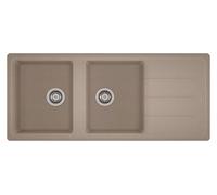 Franke BFG 621 114.0490.339 Lavello incasso 116 x 50 oyster - gocciolatoio reversibile