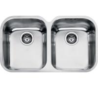 Franke Armonia - Lavello in acciaio inox AMX 120, 765x450 mm, sifone 122.0120.019