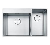 Franke BXX 220-50-27 127.0586.160 Lavello 2 vasche semifilo/filotop 82 x 51 - inox
