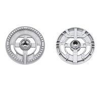 Franke - Bruciatore Spartifiamma doppia corona originale Sabaf completo di copertura smaltata nera lucida per cucina piano cottura - SBF101