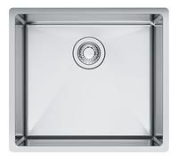 Franke Cube CUX11019 - Lavello da cucina sottotoporto, in acciaio inox, misura 18, 40 x 45 cm