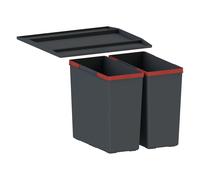 Franke EasySort contenitore per rifiuti 29 l nero-rosso 121.0494.182