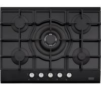 Franke FHNG 705 4G TC BK C Incasso Nero Gas Piano cottura - Piastra (Incasso, Piano cottura a gas, Vetro, Nero, Ghisa, 1000W)
