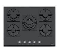 Franke FHNS 705 4G TC BK C 106.0490.102 Piano Cottura 70 cm 5 Fuochi Cristallo Nero