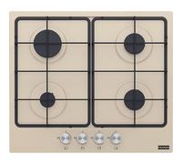 Franke: Piano cottura a gas Smart 600 FHSM 604 4G OA E 106.0554.388 finitura avena da 59 cm