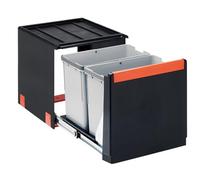 Franke Cube 40 sistema di gestione dei rifiuti manuale, secchi 2 x 14 litri 1340039330