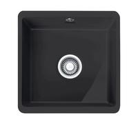 Franke Kubus KBK 110-40 Onyx - Lavello da incasso in ceramica, colore: Nero