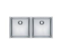Franke Lavello 2 vasche (86x44cm) Mrx 220 40 40 MARIS Inox Spazzolato 127 0525