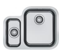 Franke Lavello a una vasca con vaschetta Smart Sottotop SRX 160-34-16 122.0736.138 finitura inox da 58x45 cm