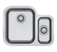 Franke Lavello a una vasca con vaschetta Smart Sottotop SRX 160-34-16 122.0736.139 finitura inox da 58x45 cm