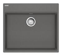 Franke Lavello a una vasca Maris Care Sopratop MRG 610-60 C 114.0722.261 finitura fragranite stone grey da 63.5x55.9 cm