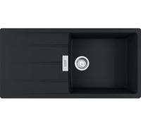 Franke - Lavello Centro CNG 611-100 Nero Opaco 1 Vasca 1 Scolapiatti