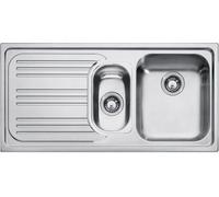 Franke Lavello Cucina 1 Vasca e Mezzo da Incasso con Gocciolatoio Sinistra Larghezza 100 Cm Materiale Acciaio Inox Serie Radar RRX 651 Satinato - 101.0053...