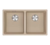 Franke Lavello due vasche Vasche Sottotop Maris MRG 120-35-35 125.0686.738 finitura fragranite avena da 75.3x43.3 cm