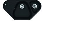 Franke Lavello Fragranit AZG 661-96 E Nero Opaco Manopola Cromo