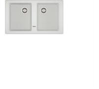 Franke - Lavello Lneare Bsg 620 3 1/2"" 2 Vasche-bianco Franke