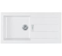 Franke - Lavello Sirius S2D-611L Bianco Polar 1 CUBETA 1 SCURATORE